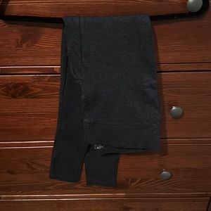 LOFT XS Seamed Ponte High Waist Leggings Heathered Navy